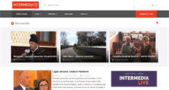 Desktop Screenshot of intermediatv.ro