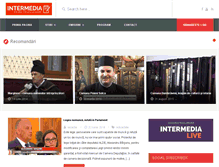 Tablet Screenshot of intermediatv.ro